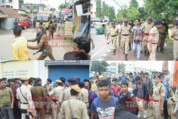 Police Highhandedness, Unemployment : Police applied force upon Police Constable Job aspirant unemployed youths for gathering at Astabal Stadium : Hyperactive steps by CPI-M aligned Police Officials likely to damage BJP Govt's popularity